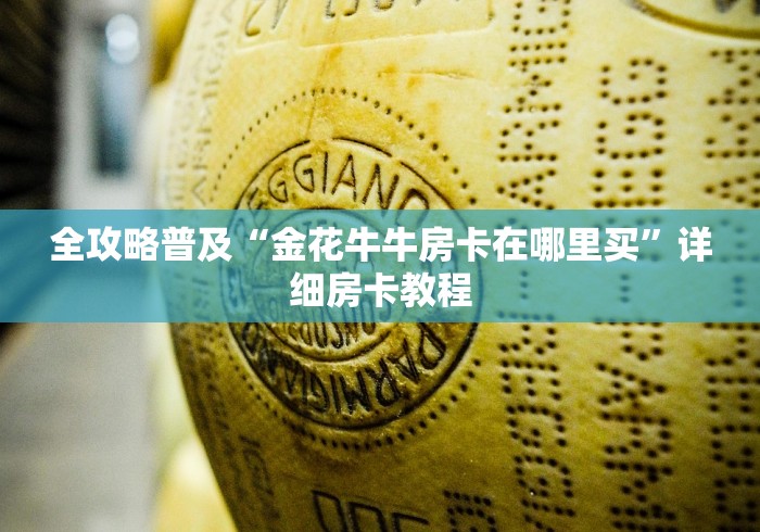 全攻略普及“金花牛牛房卡在哪里买”详细房卡教程