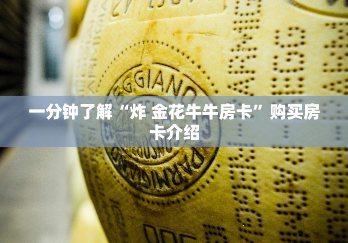 一分钟了解“炸 金花牛牛房卡”购买房卡介绍