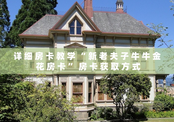 详 细 房 卡 教 学 “ 新 老 夫 子 牛 牛 金 花 房 卡 ” 房 卡 获 取 方 式	