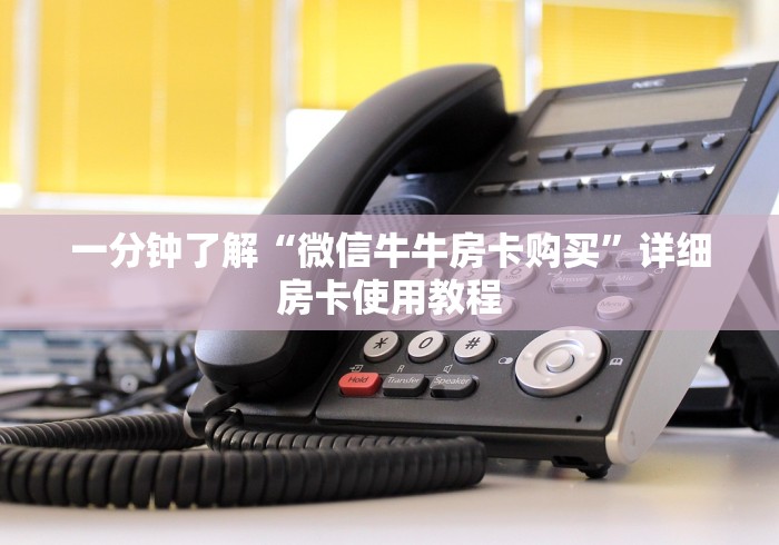 一分钟了解“微信牛牛房卡购买”详细房卡使用教程