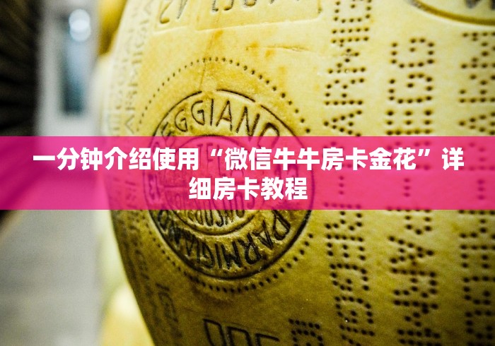 一分钟介绍使用“微信牛牛房卡金花”详细房卡教程